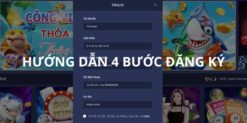 Hướng dẫn cơ bản 4 bước khi đăng ký tài khoản